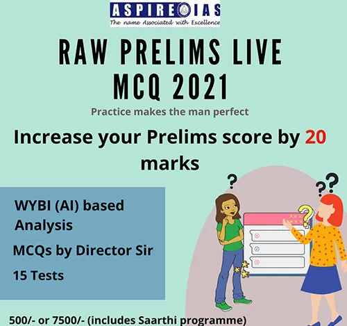 RAW prelims live mcq 2021